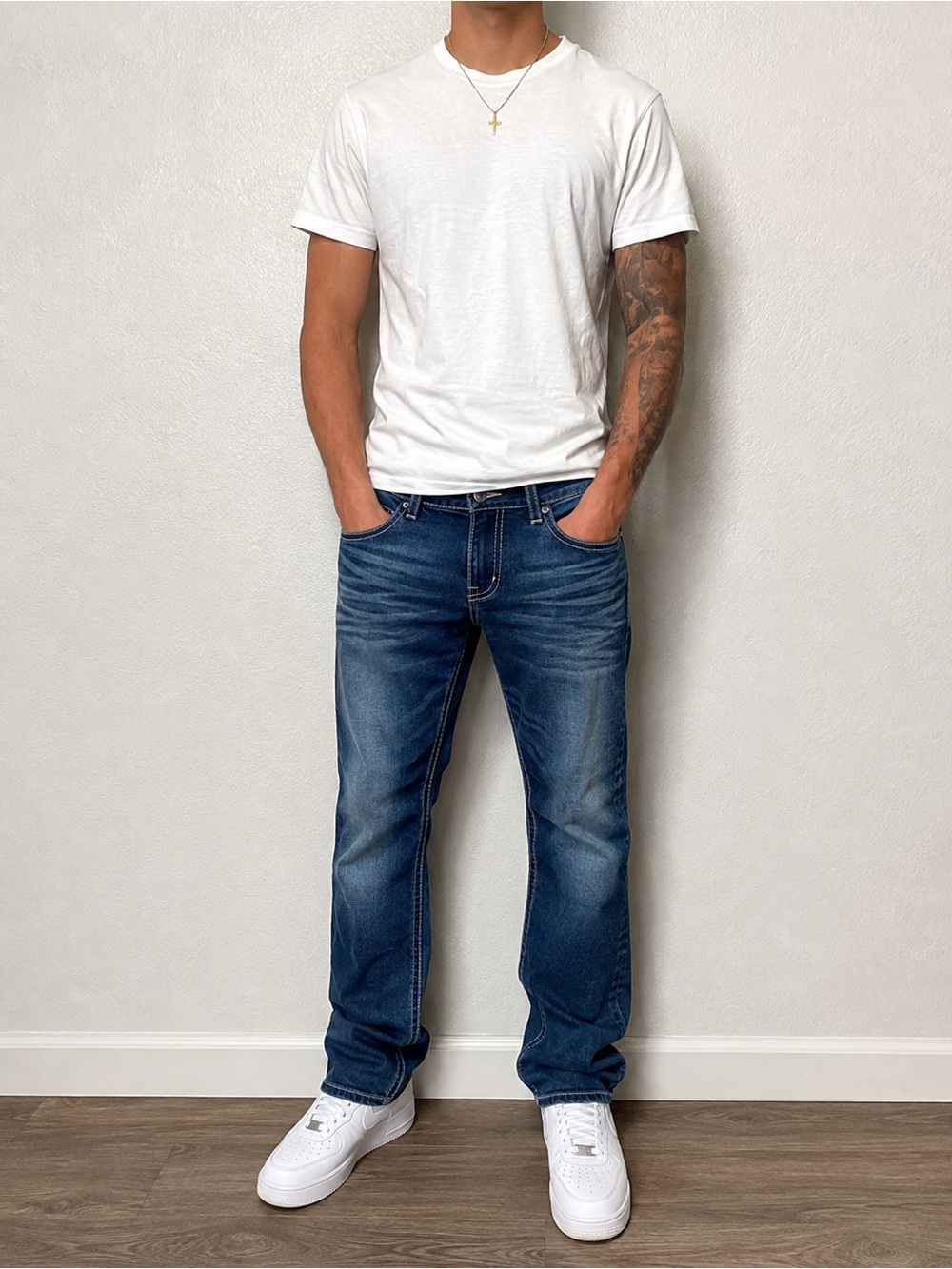 True Religion Men’s World Tour Section Straight Jeans Dark Wash Y2K